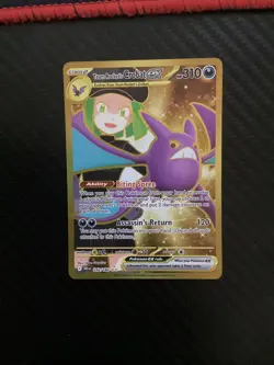 Pokemon Team Rocket’s Crobat EX Secret Rare 242/182 Destined Rivals NM - Image 1