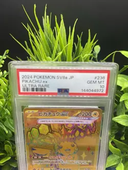 Pikachu EX #236 Pokemon SV Terastal Festival Japanese Ultra Rare GEM MINT PSA 10 - Image 2