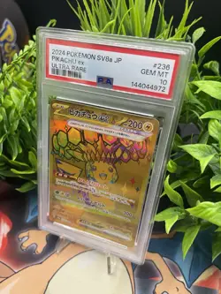 Pikachu EX #236 Pokemon SV Terastal Festival Japanese Ultra Rare GEM MINT PSA 10 - Image 4