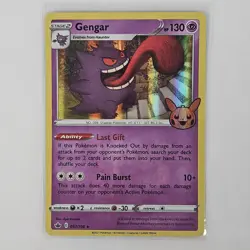 Pokemon Gengar Evolution Set Gastly 055/198 Haunter 056/198 Gengar 057/198 Holo - Image 4
