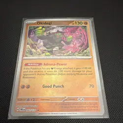 Pokemon Okidogi Master Ball Pattern Rare Holo 057/131 Sv: Prismatic Evolutions - Image 2