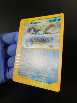 POKEMON BLASTOISE HOLO RARE 4/165 EXPEDITION ENGLISH EX - Image 4