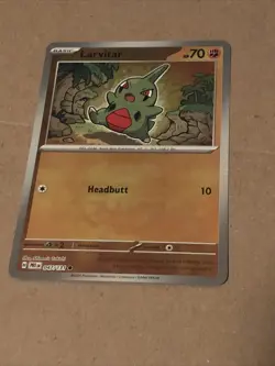 Pokemon Prismatic Evolutions Masterball Reverse Larvitar - Image 3