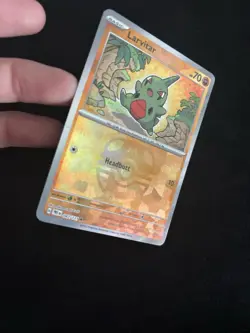 Larvitar (Master Ball) 047/131 Sv: Prismatic Evolutions Holo Pokemon TCG - NM - Image 2