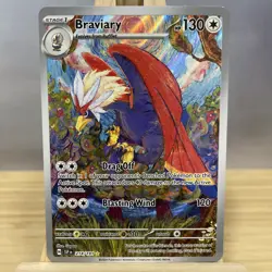 Braviary 214/191 – Illustration Rare – Pokemon TCG Surging Sparks – NM - Image 1