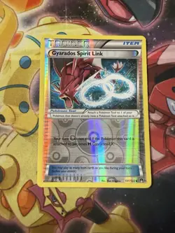 POKEMON GYARADOS SPIRIT LINK 101/122 REVERSE HOLO TRAINER BREAKPOINT - Image 1