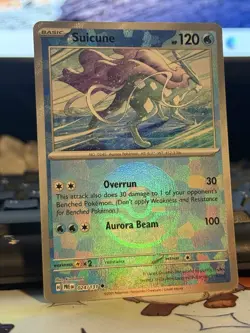 Pokemon SV Prismatic Evolutions Suicune Pokeball Reverse Holo Rare 024/131 - Image 1