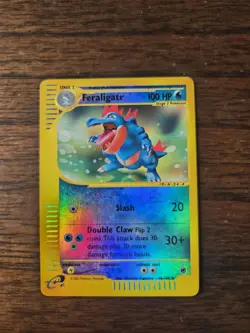 Pokemon Feraligatr 046/165 Expedition Base Set Reverse Holo Rare 100 HP - Image 1