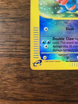 Pokemon Feraligatr 046/165 Expedition Base Set Reverse Holo Rare 100 HP - Image 2