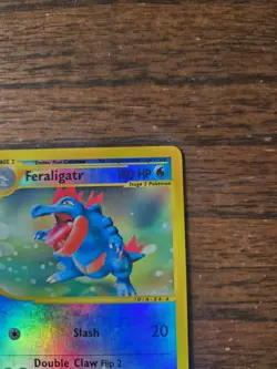 Pokemon Feraligatr 046/165 Expedition Base Set Reverse Holo Rare 100 HP - Image 4