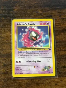 Pokemon Tcg Sabrina's Gastly #97 Pokemon Gym Challenge NM - Image 1