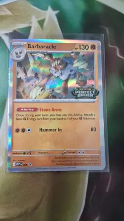 Barbaracle Pokemon Perfect Order Stamped Prerelease Promo MEP 065 - Image 1