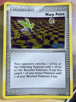 Pokemon Warp Point 93/115 Reverse Holo EX Unseen Forces MP - Image 1