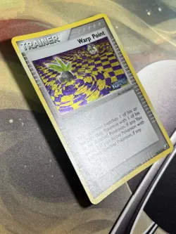 Pokemon Warp Point 93/115 Reverse Holo EX Unseen Forces MP - Image 2