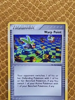 Pokemon Warp Point 93/115 Reverse Holo EX Unseen Forces MP - Image 2