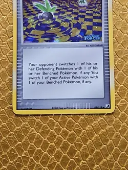 Pokemon Warp Point 93/115 Reverse Holo EX Unseen Forces MP - Image 3