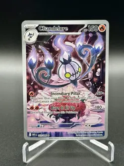 Pokemon TCG Chandelure 103/086 Illustration Rare White Flare Near Mint - Image 1
