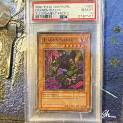 Konami Yu-Gi-Oh! TCG Dragon Seeker Promo Tournament Pack 2 PSA 10 2002 #002 - Image 1