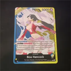 One Piece CCG Boa Hancock Leader Card 5000 Power OP14-041 Standard Size - Image 1