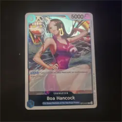 Bandai One Piece CCG Boa Hancock Character Card 5000 Power Card Stock - Image 1