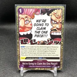 (Purple Playset) (x4) One Piece TCG ENG OP07-077 WGTCTOP!!! R Foil - Image 2