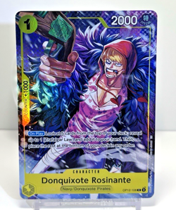 One Piece English - Donquixote Rosinante - Illustration Promo OP12-108 - R - NM - Image 1