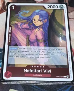 One Piece TCG - Nefeltari Vivi Playset (x4) OP13-012 - Carrying on His Will FOIL - Image 1