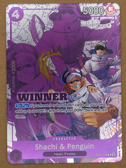 Shachi & Penguin ST10-008 C Alt Winner Stamp ENGLISH NM One Piece - Image 2