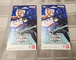 Union Arena English TCG -Sword Art Online -Lot Of 2 Pack [12 Cards Each] SEALED - Image 1