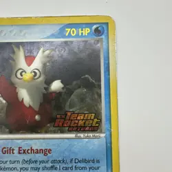 Delibird 21/109 Reverse Holo EX Team Rocket Returns Pokemon Card DMG - Image 4