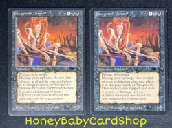 MTG Antiquities 1994 Yawgmoth Demon (NM, LP) x 2 Cards ATQ Rare Old School 93/94 - Image 2