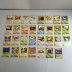 Pokemon TCG 1999 WOTC Jungle Base Set Lot of 31 Cards -- No Doubles - Image 1