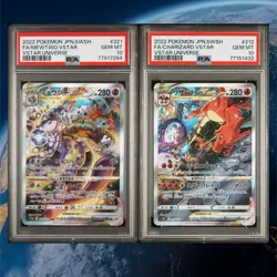 PSA10 Charizard 212/172 &Mewtwo 221/172 SAR VSTAR Universe Pokemon Card Japanese - Image 1