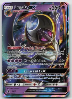 Pokemon Card Lunala GX Promo SM Promos SM17 - Image 1