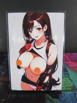Tifa Lockhart Final Fantasy Custom Art Card NM Anime Sexy Waifu Collectible - Image 1