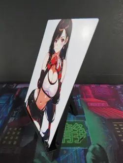Tifa Lockhart Final Fantasy Custom Art Card NM Anime Sexy Waifu Collectible - Image 2