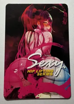 SEXY HEROINE WAIFU Akane BLUE ARCHIVE ACG PREMIUM HOLOFOIL CARD NM - Image 2