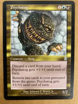 MTG 1x Psychatog # 292 Odyssey Premodern Magic the Gathering Card x1 LP - Image 1