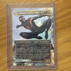 Magic The Gathering Miles Morales/Ultimate Spider-Man Non Foil Borderless - Image 1