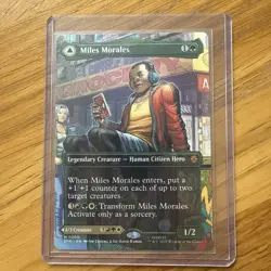Magic The Gathering Miles Morales/Ultimate Spider-Man Non Foil Borderless - Image 2