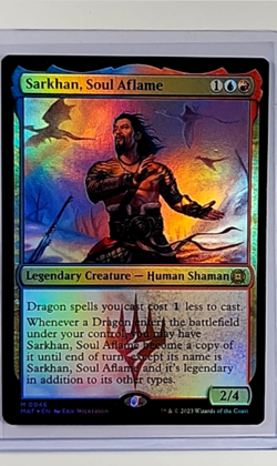 2023 MTG Magic The Gathering MAT The Aftermath Foil #46 Sarkhan Soul Aflame - Image 1