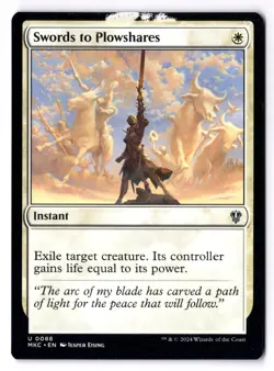 Swords To Plowshares NM* MISPRINT Murders At Karlov Manor 0088 mtg -UnltdCards - Image 1
