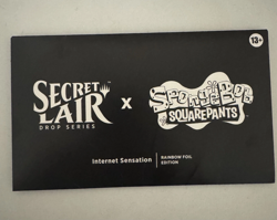 MTG Secret Lair x SpongeBob SquarePants: Internet Sensation Foil Edition SEALED - Image 1
