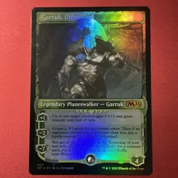 MTG - Garruk, Unleashed - Showcase - FOIL - Core Set 2021 - Image 1