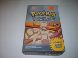 Topps POKEMON The First Movie Trading Cards Booster Box & Insert ONLY no cards - Image 3