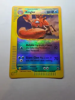 Kingler 15/165 Pokemon TCG Expedition Base Reverse Holo Rare LP/NM - Image 1