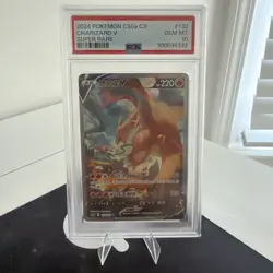 2024 Pokemon Simplified Chinese CS5A Super Rare #132 Charizard v PSA 10 - Image 1
