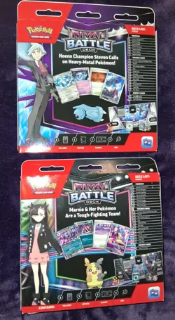 Pokemon Rival Battle Decks Marnie and Stephen LOT of 2 New Sealed Morpeko Beldum - Image 2