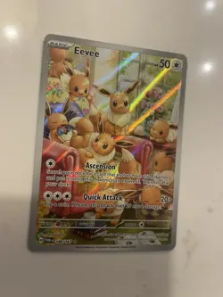 Pokemon TCG: Eevee 188/167 Illustration Rare Twilight Masquerade Mint - Image 2