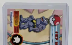 1999 Topps Series 1 Pokemon Machoke #67 - Image 5
